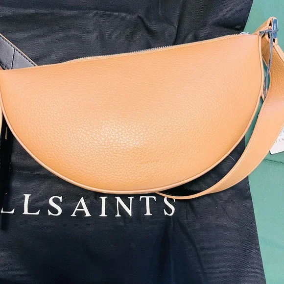 All Saints Crescent Crossbody Bag - Picture 2 of 6